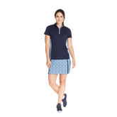 Colorblock Short Sleeve Polo Shirt